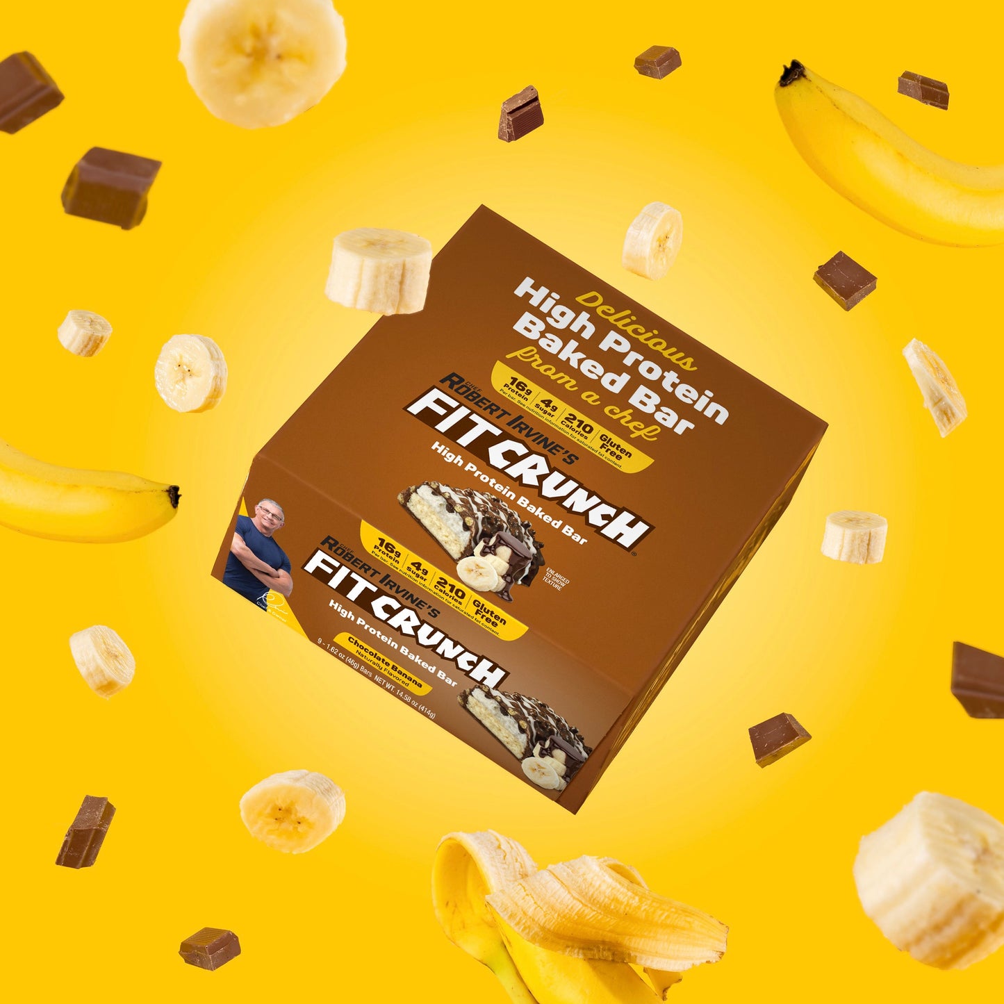 FITCRUNCH Chocolate Banana (9ct Snack Size)