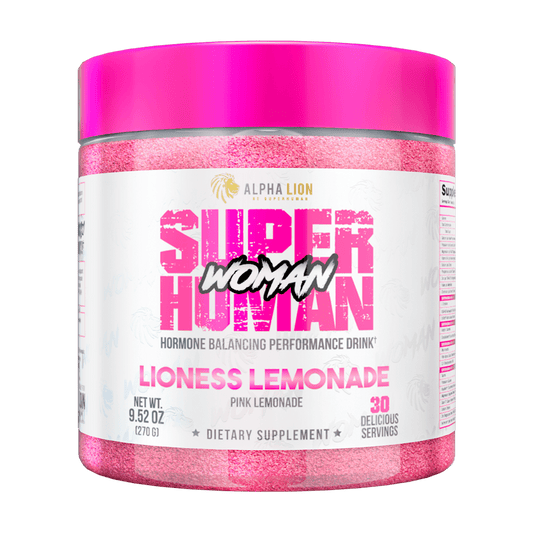 SUPERHUMAN® WOMAN - Hormone Balancing Performance Drink LIONESS LEMONADE (Pink Lemonade) - Alpha Lion