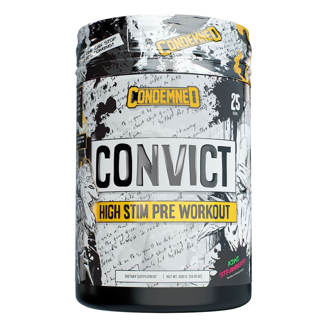 Convict NEW Pre workout Condemned Labz Kiwi Strawberry 