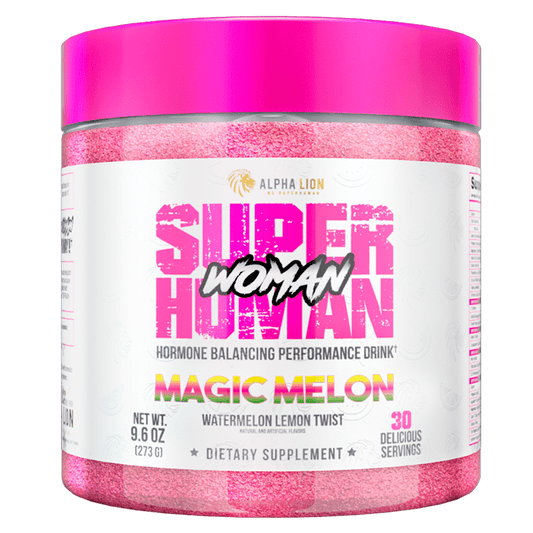 SUPERHUMAN® WOMAN - Hormone Balancing Performance Drink MAGIC MELON (Watermelon Lemon Twist) - Alpha Lion