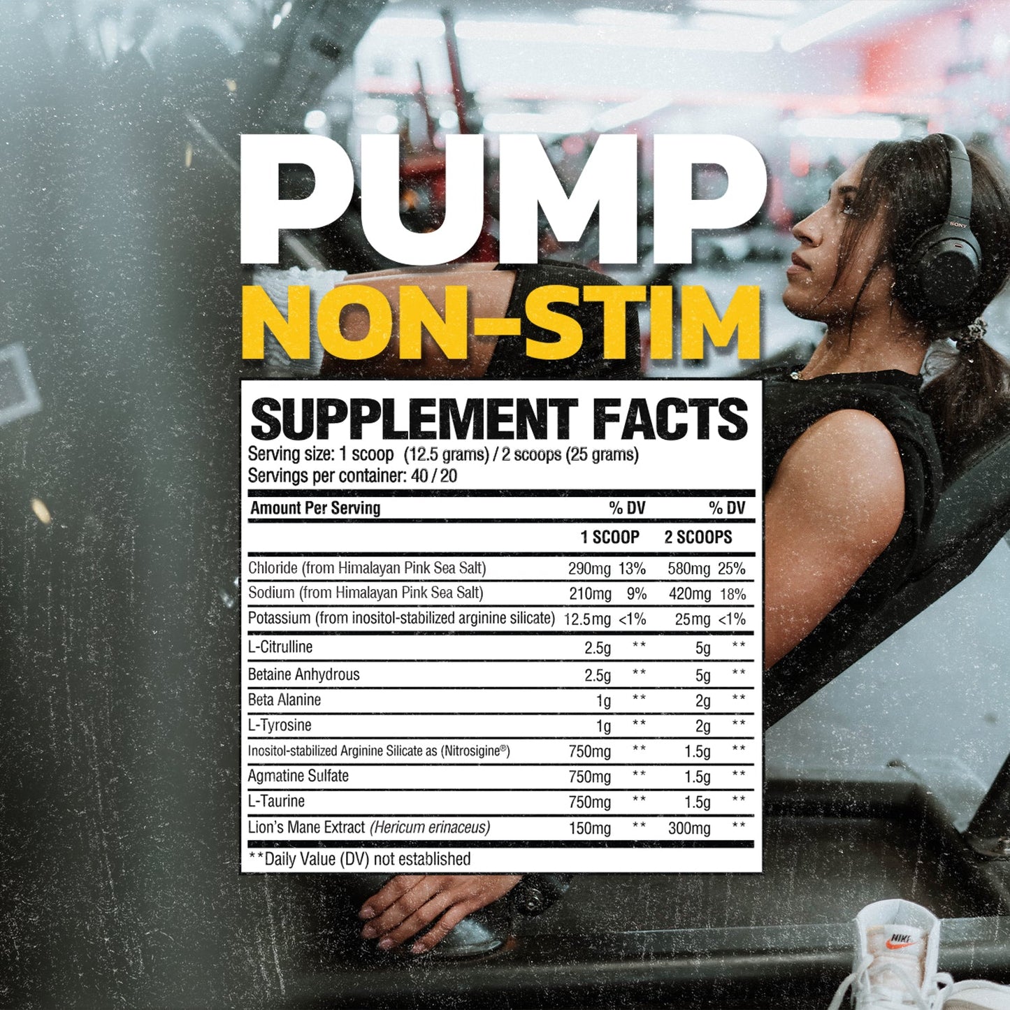 RAW PUMP Non-stim Pre-Workout