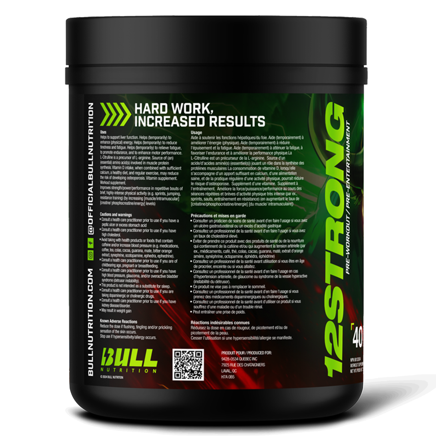 Bull Nutrition 12 Strong